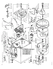 Machine Sub-Assembly parts for Kenmore Washer 110.6004713 (1106004713, 110 6004713) from AppliancePartsPros.com