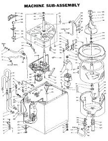 Machine Sub-Assembly parts for Kenmore Washer 110.6004761 (1106004761, 110 6004761) from AppliancePartsPros.com