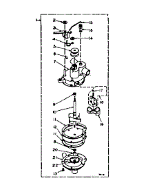 Pump Assembly parts for Kenmore Washer 110.6004762 (1106004762, 110 6004762) from AppliancePartsPros.com