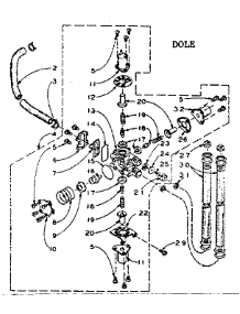 Dole Mixing Valve Assembly parts for Kenmore Washer 110.6004950 (1106004950, 110 6004950) from AppliancePartsPros.com
