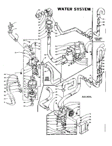 Water System parts for Kenmore Washer 110.6004950 (1106004950, 110 6004950) from AppliancePartsPros.com