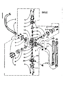Dole Mixing Valve Assembly parts for Kenmore Washer 110.6004951 (1106004951, 110 6004951) from AppliancePartsPros.com