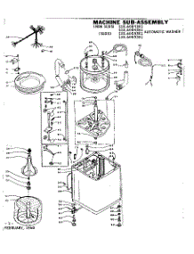 Machine Sub-Assembly parts for Kenmore Washer 110.6005301 (1106005301, 110 6005301) from AppliancePartsPros.com