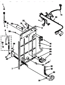 Rear Panel parts for Kenmore Washer 110.18202790 (11018202790, 110 18202790) from AppliancePartsPros.com