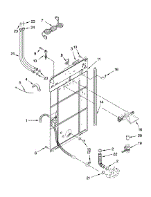 Rear Panel Parts parts for Kenmore Washer 110.18212701 (11018212701, 110 18212701) from AppliancePartsPros.com