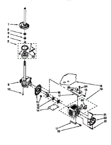 Brake, Clutch, Gearcase, Motor And Pump parts for Kenmore Washer 110.18522790 (11018522790, 110 18522790) from AppliancePartsPros.com