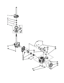 Brake / Clutch / Gearcase / Motor / Pump parts for Kenmore Washer 110.18522791 (11018522791, 110 18522791) from AppliancePartsPros.com