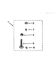 Miscellaneous parts for Kenmore Washer 110.18532790 (11018532790, 110 18532790) from AppliancePartsPros.com
