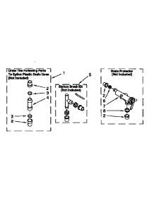 Water System parts for Kenmore Washer 110.18542890 (11018542890, 110 18542890) from AppliancePartsPros.com