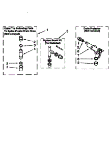 Water System parts for Kenmore Washer 110.18609890 (11018609890, 110 18609890) from AppliancePartsPros.com