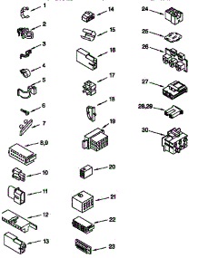 Wiring Harness parts for Kenmore Washer 110.18609890 (11018609890, 110 18609890) from AppliancePartsPros.com