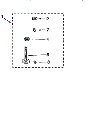 Miscellaneous parts for Kenmore Washer 110.18609890 (11018609890, 110 18609890) from AppliancePartsPros.com