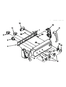 Control Panel parts for Kenmore Washer 110.18702790 (11018702790, 110 18702790) from AppliancePartsPros.com