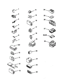 Wiring Harness parts for Kenmore Washer 110.19101990 (11019101990, 110 19101990) from AppliancePartsPros.com