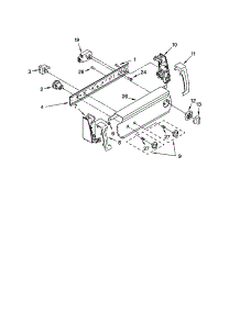 Control Panel parts for Kenmore Washer 110.19202200 (11019202200, 110 19202200) from AppliancePartsPros.com