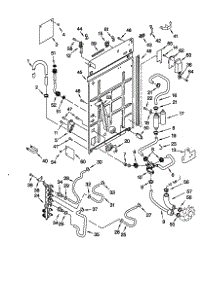 Rear Panel parts for Kenmore Washer 110.20056992 (11020056992, 110 20056992) from AppliancePartsPros.com