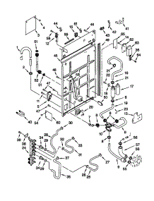 Rear Panel parts for Kenmore Washer 110.20072991 (11020072991, 110 20072991) from AppliancePartsPros.com
