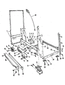 Frame parts for Kenmore Dishwasher 587.1647580 (5871647580, 587 1647580) from AppliancePartsPros.com