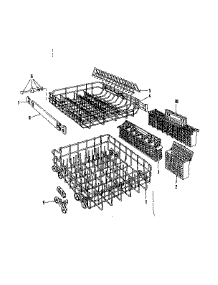 Rack Details parts for Kenmore Dishwasher 587.1656580 (5871656580, 587 1656580) from AppliancePartsPros.com