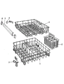 Rack Details parts for Kenmore Dishwasher 587.1710590 (5871710590, 587 1710590) from AppliancePartsPros.com