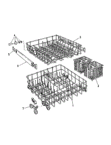Rack Details parts for Kenmore Dishwasher 587.1717581 (5871717581, 587 1717581) from AppliancePartsPros.com