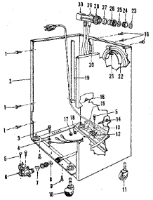 Frame Details parts for Kenmore Dishwasher 587.1717585 (5871717585, 587 1717585) from AppliancePartsPros.com