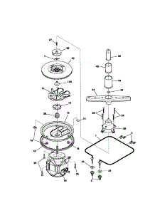 Motor / Heater / Spray Arm parts for Kenmore Dishwasher 587.17245991 (58717245991, 587 17245991) from AppliancePartsPros.com