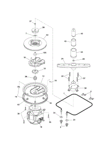 Motor & Pump parts for Kenmore Dishwasher 587.17248400 (58717248400, 587 17248400) from AppliancePartsPros.com