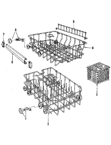 Rack Details parts for Kenmore Dishwasher 587.1730590 (5871730590, 587 1730590) from AppliancePartsPros.com