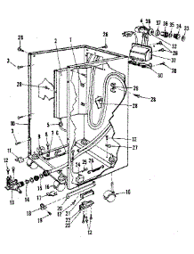 Frame Details parts for Kenmore Dishwasher 587.1730590 (5871730590, 587 1730590) from AppliancePartsPros.com