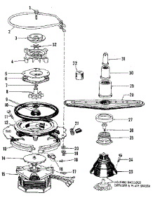 Motor, Heater, & Spray Arm Details parts for Kenmore Dishwasher 587.1730590 (5871730590, 587 1730590) from AppliancePartsPros.com