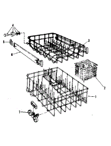 Rack Details parts for Kenmore Dishwasher 587.1736580 (5871736580, 587 1736580) from AppliancePartsPros.com