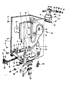 Frame Details parts for Kenmore Dishwasher 587.1736580 (5871736580, 587 1736580) from AppliancePartsPros.com