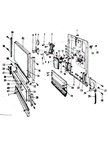 Door Details parts for Kenmore Dishwasher 587.1736580 (5871736580, 587 1736580) from AppliancePartsPros.com