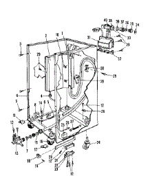 Frame parts for Kenmore Dishwasher 587.1737580 (5871737580, 587 1737580) from AppliancePartsPros.com