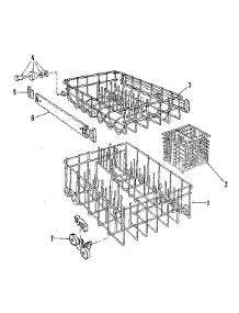 Rack Details parts for Kenmore Dishwasher 587.1737583 (5871737583, 587 1737583) from AppliancePartsPros.com