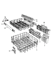 Rack Details parts for Kenmore Dishwasher 587.1744581 (5871744581, 587 1744581) from AppliancePartsPros.com