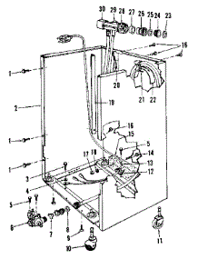 Frame Details parts for Kenmore Dishwasher 587.1744581 (5871744581, 587 1744581) from AppliancePartsPros.com