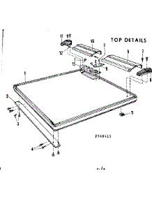 Top Details parts for Kenmore Dishwasher 587.740415 (587740415, 587 740415) from AppliancePartsPros.com