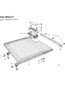 Top Details parts for Kenmore Dishwasher 587.750412 (587750412, 587 750412) from AppliancePartsPros.com