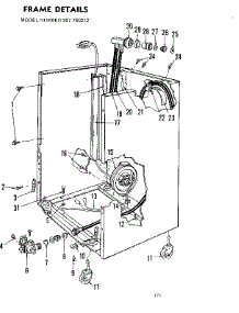 Frame Details parts for Kenmore Dishwasher 587.760212 (587760212, 587 760212) from AppliancePartsPros.com