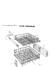 Rack Assemblies parts for Kenmore Dishwasher 587.760214 (587760214, 587 760214) from AppliancePartsPros.com