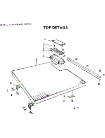 Top Details parts for Kenmore Dishwasher 587.760214 (587760214, 587 760214) from AppliancePartsPros.com