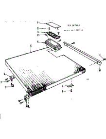 Top Details parts for Kenmore Dishwasher 587.760310 (587760310, 587 760310) from AppliancePartsPros.com