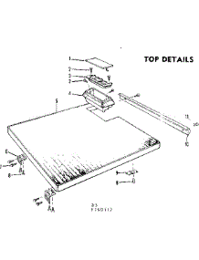 Top Details parts for Kenmore Dishwasher 587.760312 (587760312, 587 760312) from AppliancePartsPros.com