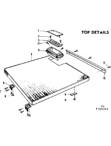 Top Details parts for Kenmore Dishwasher 587.760314 (587760314, 587 760314) from AppliancePartsPros.com