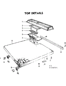 Top Details parts for Kenmore Dishwasher 587.760514 (587760514, 587 760514) from AppliancePartsPros.com