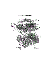 Rack Assemblies parts for Kenmore Dishwasher 587.760514 (587760514, 587 760514) from AppliancePartsPros.com