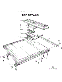 Top Details parts for Kenmore Dishwasher 587.760612 (587760612, 587 760612) from AppliancePartsPros.com