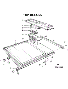 Top Details parts for Kenmore Dishwasher 587.760613 (587760613, 587 760613) from AppliancePartsPros.com